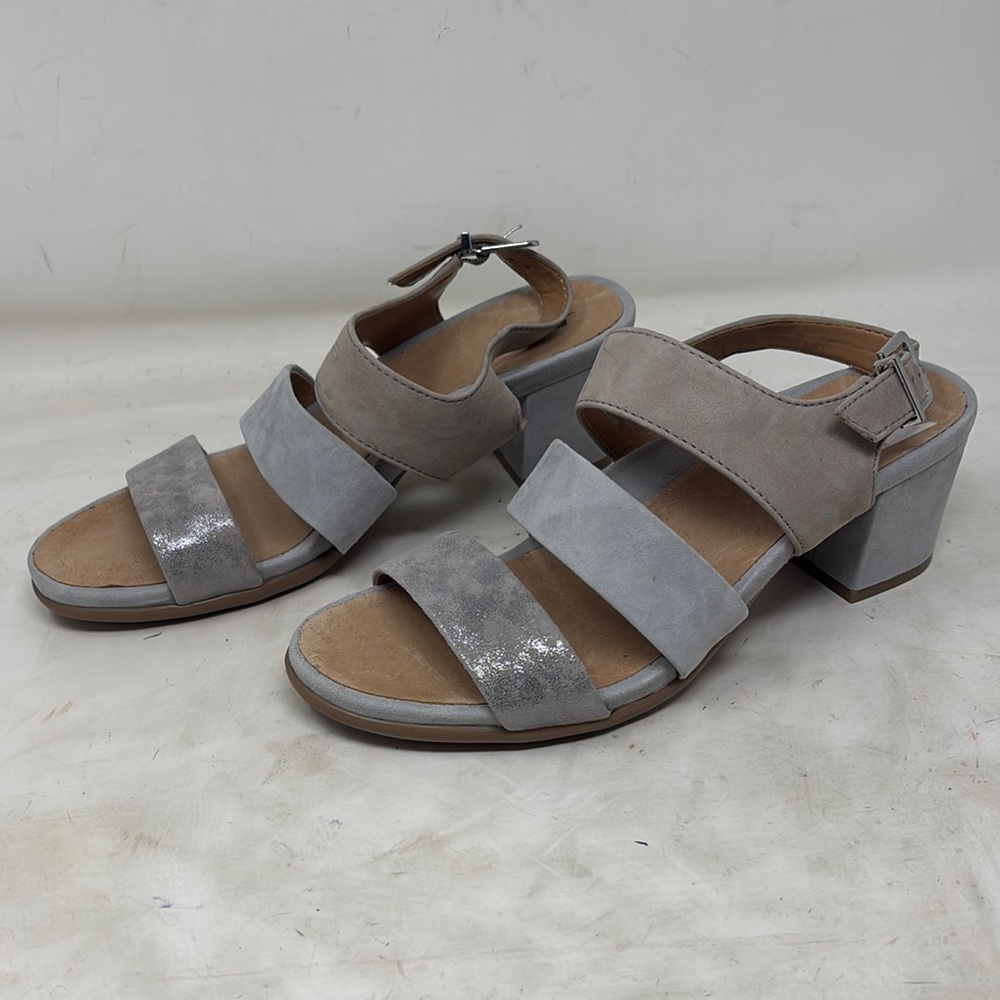 Elegant Gray Women's Sandals earth size 9
